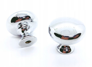 Gałka Meblowa Duża Fi 32 Mm Połysk Chrom G2