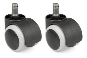 2 X Kółko Meblowe Gumowe 50 Mm Fi 11 Z Trzpieniem