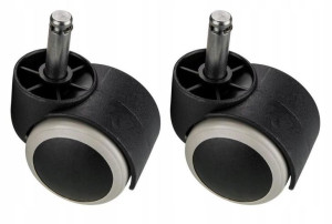 2 X Kółko Meblowe Gumowe 50 Mm Fi 10 Z Trzpieniem