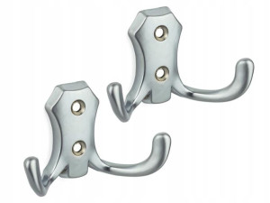 2 X Wieszak Meblowy Na Ubrania Średni Aluminium