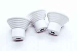 3x Gałka Meblowa, Uchwyt Fi 24 Mm Biały Połysk P60