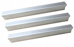 3x Uchwyt Meblowy Rączka Prostokąt Aluminium L-96