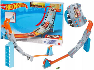 Hot Wheels Tor Wyścigowy Samochodowy + Auto