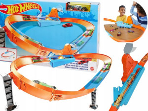 Hot Wheels Tor Wyścigowy Samochodowy + Auto