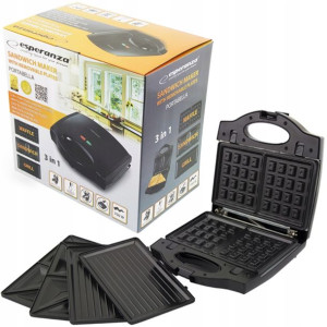 Opiekacz 3w1 Toster Gofrownica Grill Sandwich