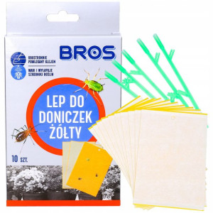 Bros LEP DO DONICZEK ŻÓŁTY mszyce ziemiórki 10 szt
