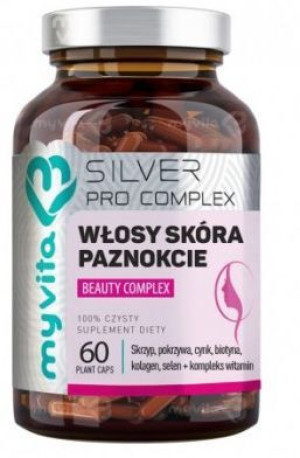 MyVita silver włosy skóra paz. 60tab.