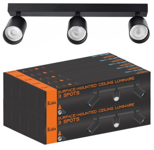 Lampa sufit kinkiet ścienny regulowany spot 3 GU10
