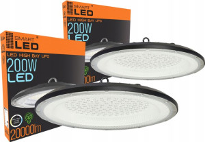 Lampa LED przemysłowa halogen UFO 200W 20000lm