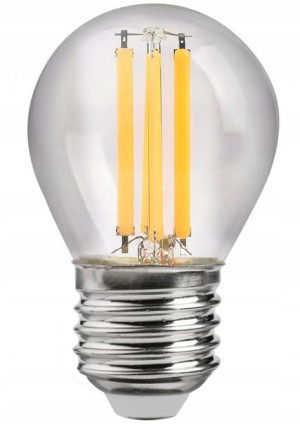 Żarówka E27 LED G45 grey Edison ozdobna filament
