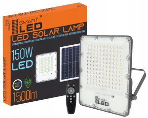 Lampa solarna halogen naświetlacz LED czujnik 150W