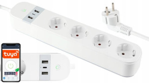 Listwa zasilająca WiFi ładowarka Smart przedłużacz