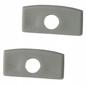 2X Zaślepka do profilu ALUMINIOWEGO PD SREBRNA