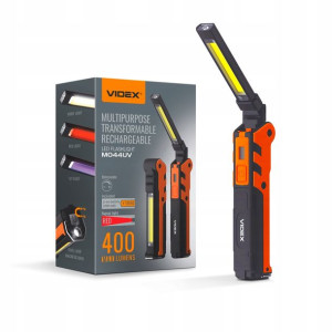 Latarka LED wielofunkcyjna warsztatowa UV 400lm