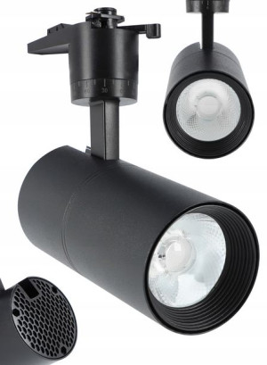 Reflektor szynowy LED SPOT LAMPA 15W czarny 4000K