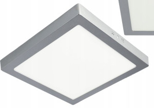 Panel LED natynkowy plafon sufitowy kwadrat 24W