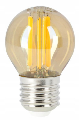 Żarówka dekoracyjna E27 LED filamentowa EDISON G45