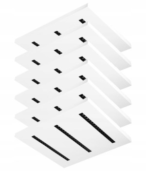Panel sufitowy LED natynkowy 60x60 UGR 50W KASETON