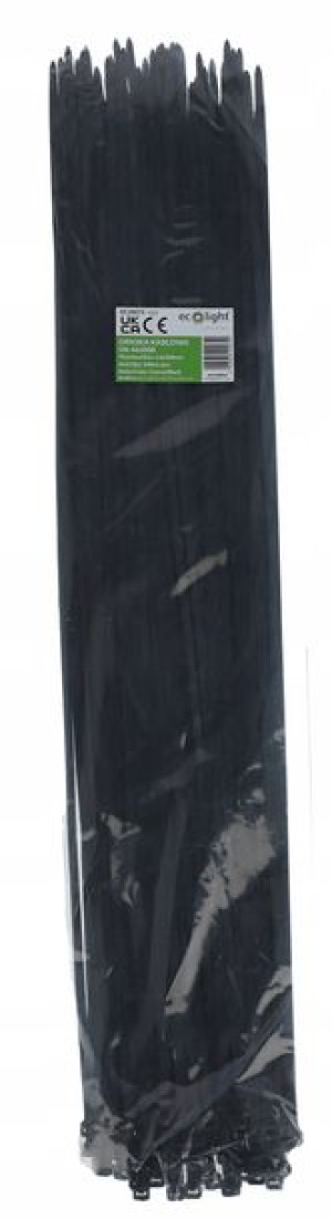 Opaska Kablowa opaska zaciskowa 4.6x500mm CZARNA