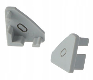 Zaślepka do profilu aluminiowego P03 szara