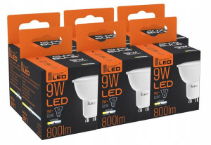 ŻARÓWKA LED GU10 9W Neutralna Biała - 4500K