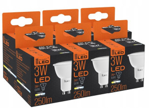 ŻARÓWKA LED GU10 3W Neutralna Biała - 4500K