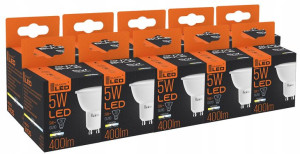 ŻARÓWKA LED GU10 5W Neutralna Biała - 4500K