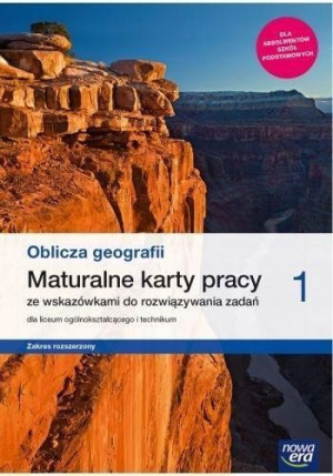Oblicza Geografii 1 LO NE Karty pracy rozszerzony
