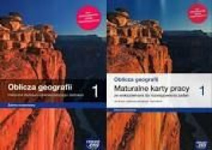 ZESTAW Oblicza geografii 1LO ROZSZ Podręczn +Karty