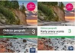 ZESTAW Oblicza geografii 3 LO PODST Podręcz +karty