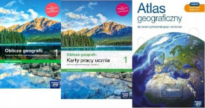 ZESTAW Oblicza geograf 1 LO PODST Podr+Karty+atlas