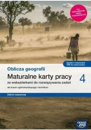 Oblicza geografii 4 LO NE Karty rozszerzone