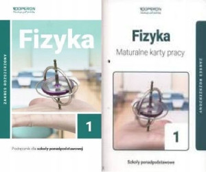 ZESTAW Fizyka 1 LO ROZSZ OPERON Podręcznik + karty