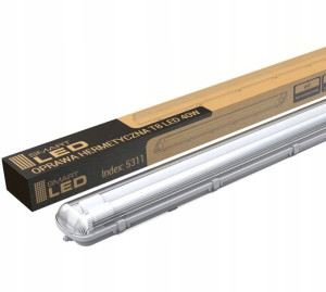 LAMPA HERMETYCZNA 120 cm + 2 Świetlówki LED 40W