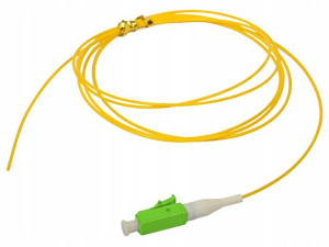 Pigtail SM 1J 9/125 wtyk LC/APC dł. 2 m LSOH ALAN