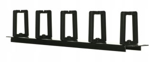 Organizer kabli Alantec PK009 czarny 19" 1U