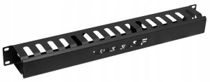 Stalflex organizer kabli RACK 1U zamykany