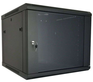 9U 600x450 szafa wisząca RACK 19 Base Link czarna