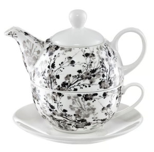 Filiżanka Z Dzbankiem Tea For One Black Nature Ambition