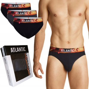 Atlantic Bawełniane Sportowe Slipy męskie 3Pak