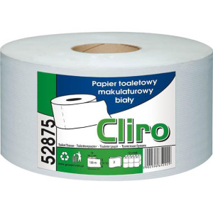 Papier toaletowy Cliro JUMBO 12 rolek 2 warstwy 135 m średnica 18 cm