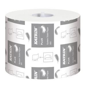 Papier toaletowy Plus System Toilet 36 rolek 2 warstwy celuloza