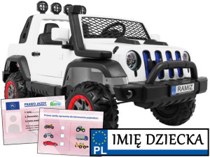 AUTO NA AKUMULATOR AllRoad 4x4 pojazd elektryczny terenowy BAGAŻNIK