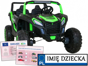 POJAZD ELEKTRYCZNY dla dzieci BUGGY ATV STRONG Racing MOCNY SILNIK