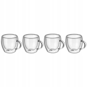 Kubki Termiczne Szklanki Do Latte 4 X 90 Ml