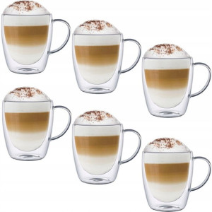 Kubki Termiczne Szklanki Do Latte 6 X 300 Ml