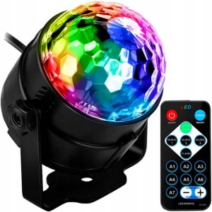 Kula Dyskotekowa Projektor Disco Reflektor Led Rgb