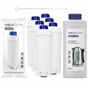 Zestaw do Delonghi 6x Filtr 1x ODKAMIENIACZ 500ml