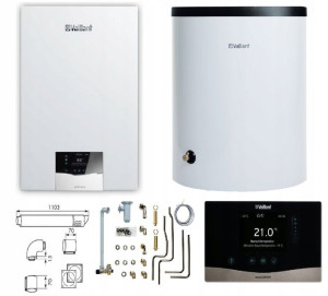 VAILLANT Kocioł zasobnik regulator zestaw kominowy