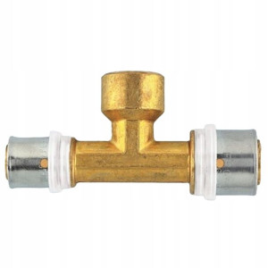 Trójnik zaprasowywany HERZ 26x1/2"GWx20 TH P722642